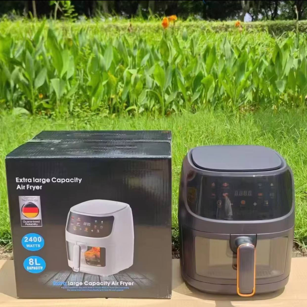 Friteuse numérique 8 L – grande capacité, cuisson parfaite