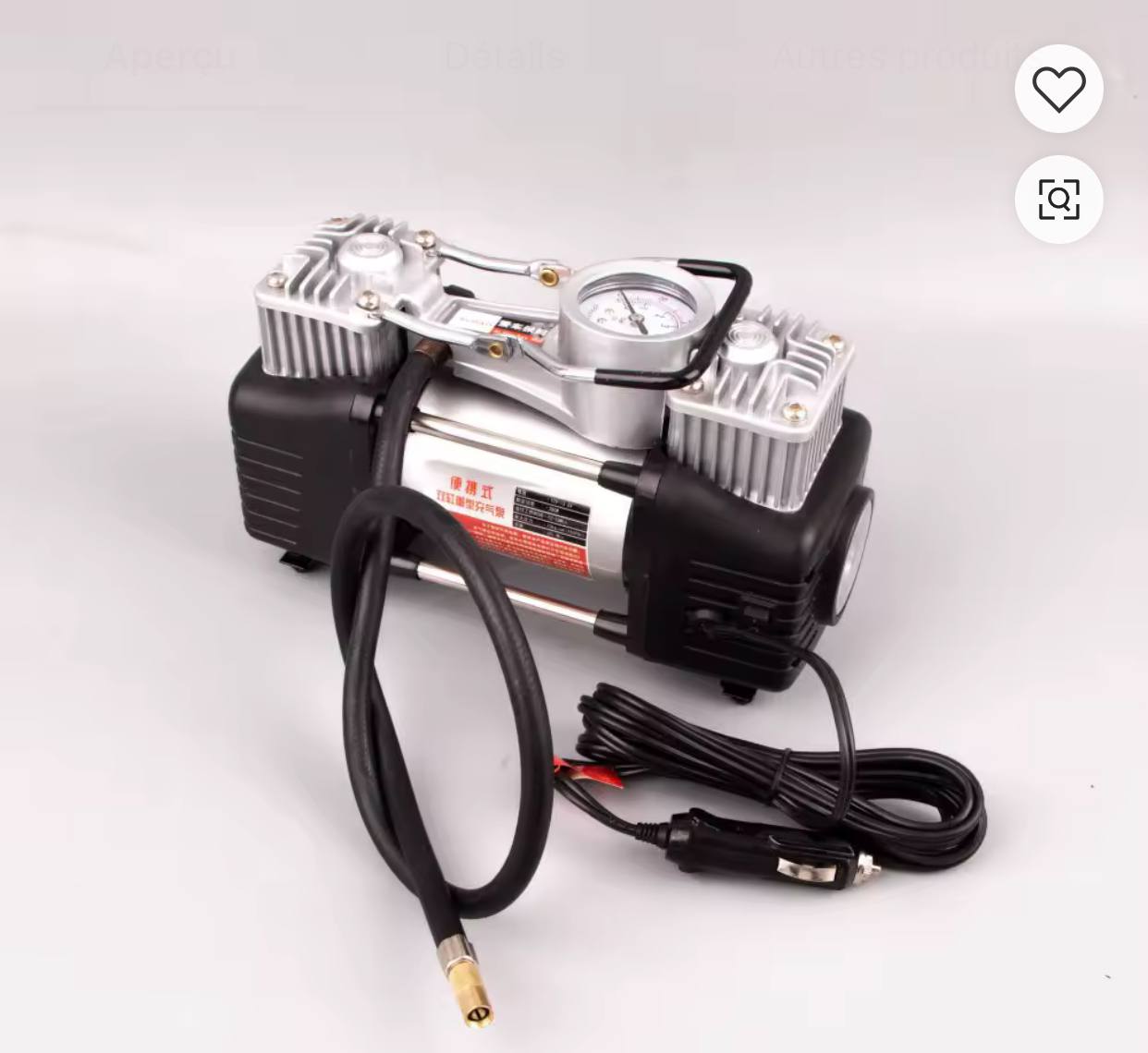 Gonflage puissant et rapide – partout où vous allez